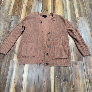 Forever 21 Tan Cardigan Sweater